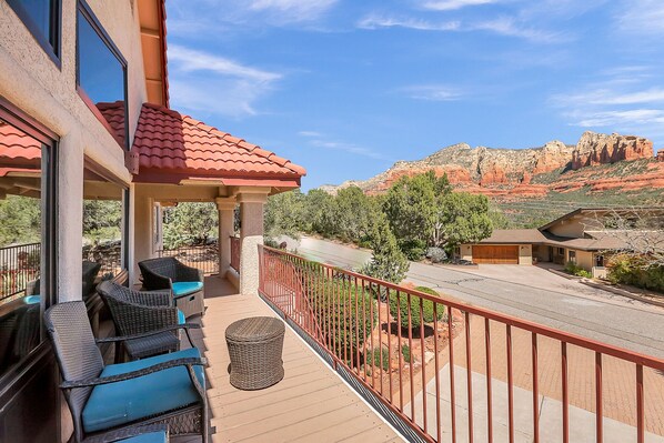 Enjoy the Amazing Views from the Front Patio Deck