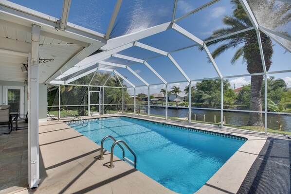 Cape Coral Vacation Rental | 3BR | 2BA | Steps to Enter | 1,500 Sq Ft