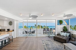 Located at the heart of Waikiki, this condo is literally steps from the beach! 
