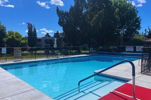 Take a dip in the community pool available Memorial Day-Labor Day annually