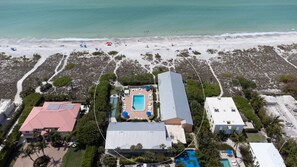 A bird's eye view of Silver Sands (circled!) and the Gulf of Mexico!