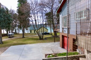 View down to the lake