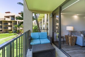 Lounge in this comfy lanai chair