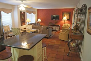 VIEW FROM KITCHEN