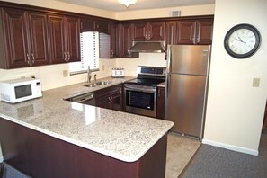 Indoors, Kitchen, Appliance, Refrigerator, Microwave