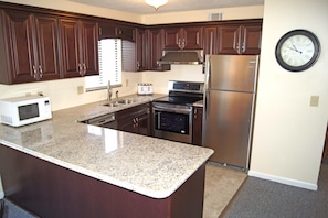 Indoors, Kitchen, Appliance, Refrigerator, Microwave