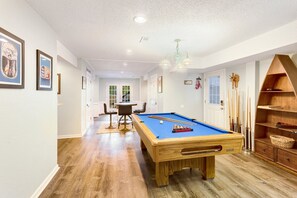 Head to the downstairs Game Room with a Pool Table for even more fun!