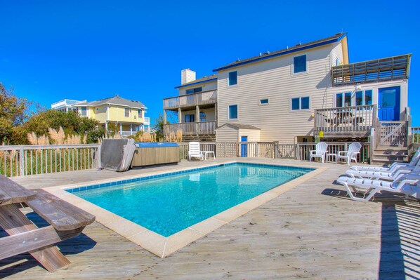Take a dip in the Private Pool out back!