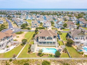 This well-appointed vacation rental home in Corolla's popular Currituck Club community boasts 5 spacious Bedrooms and 5.5 Bathrooms.