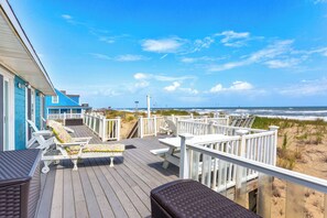 Enjoy a front-row seat to the Milky Way and the most amazing sunrises from your oceanfront deck.