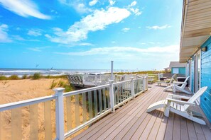 Enjoy a front-row seat to the Milky Way and the most amazing sunrises from your oceanfront deck.