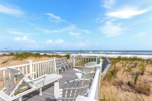 Enjoy a front-row seat to the Milky Way and the most amazing sunrises from your oceanfront deck.