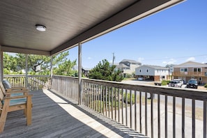 Enjoy your morning coffee out on the Deck!
