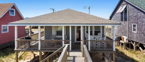 Back exterior (Beach front home)