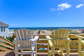 Top deck with ocean views