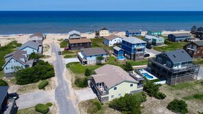 Ocean is right up the street.