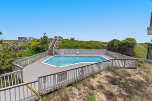 Enjoy a dip in the community pool on a warm day!