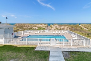 Enjoy a dip in the Oceanfront Community Pool.