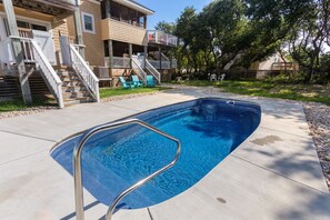 Take a dip in the Private Pool on a warm day!