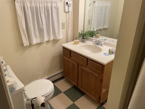 en suite bathroom with shower