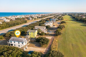 Aerial Exterior - Ocean And Golf Course