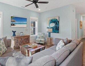 You'll love the modern, spacious interior of Sea Escape!
