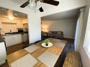 Full private apartment with spacious Dining!