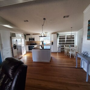 Kitchen from the living room