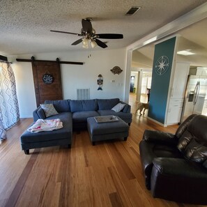 Living room from the master bedroom