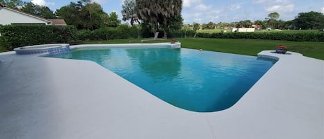 Pool and back yard