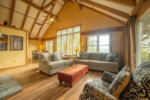 Cozy Living Room Area with Fantastic Views All Around