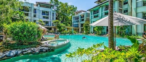 Resort Pool with Outdoor Spa