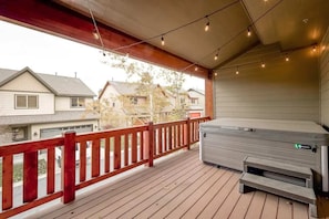 Hot Tub With String Lights