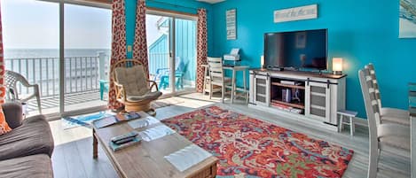 Kure Beach Vacation Rental | 1BR | 1BA | 720 Sq Ft | Stairs Required