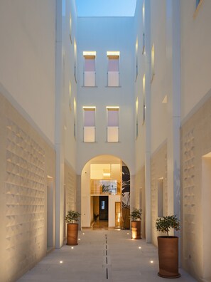 Interior entrance