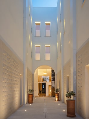 Interior entrance