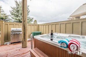 Private Hot Tub and Grill