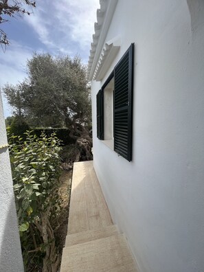 Typical Menorcan green shutters.