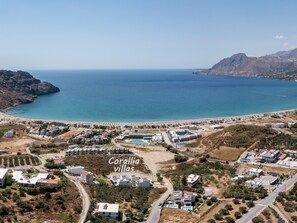 Corallia villas Plakias , Crete ,aerial view