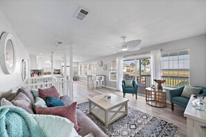 This is the main living room area of the home