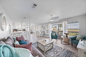 This is the main living room area of the home