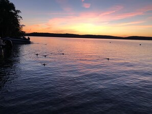 Swim or enjoy amazing Sunsets at dock lot 1 just a few houses down the street!