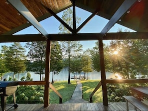 Back Patio looking towards Smith Lake