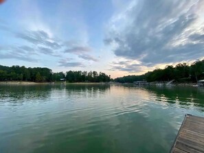 Lake from our private dock