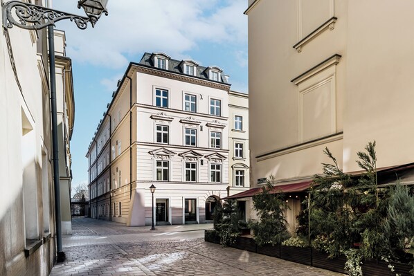 Overnatningsstedets facade