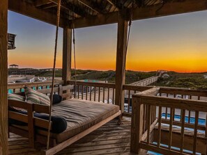 Sunrise from 2nd Level Covered Deck