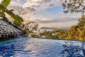 Incredible unique view of Jaco. Monkey and toucan sightings are frequent