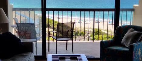 Living Room, Deck, beach