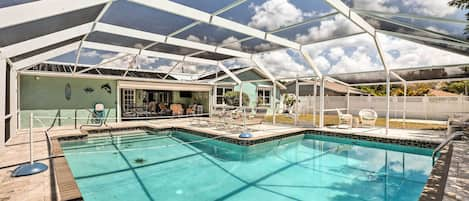 Cape Coral Vacation Rental | 3BR | 2BA | 1,350 Sq Ft | Step-Free Access