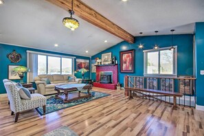 Living Room | Wood-Burning Stove